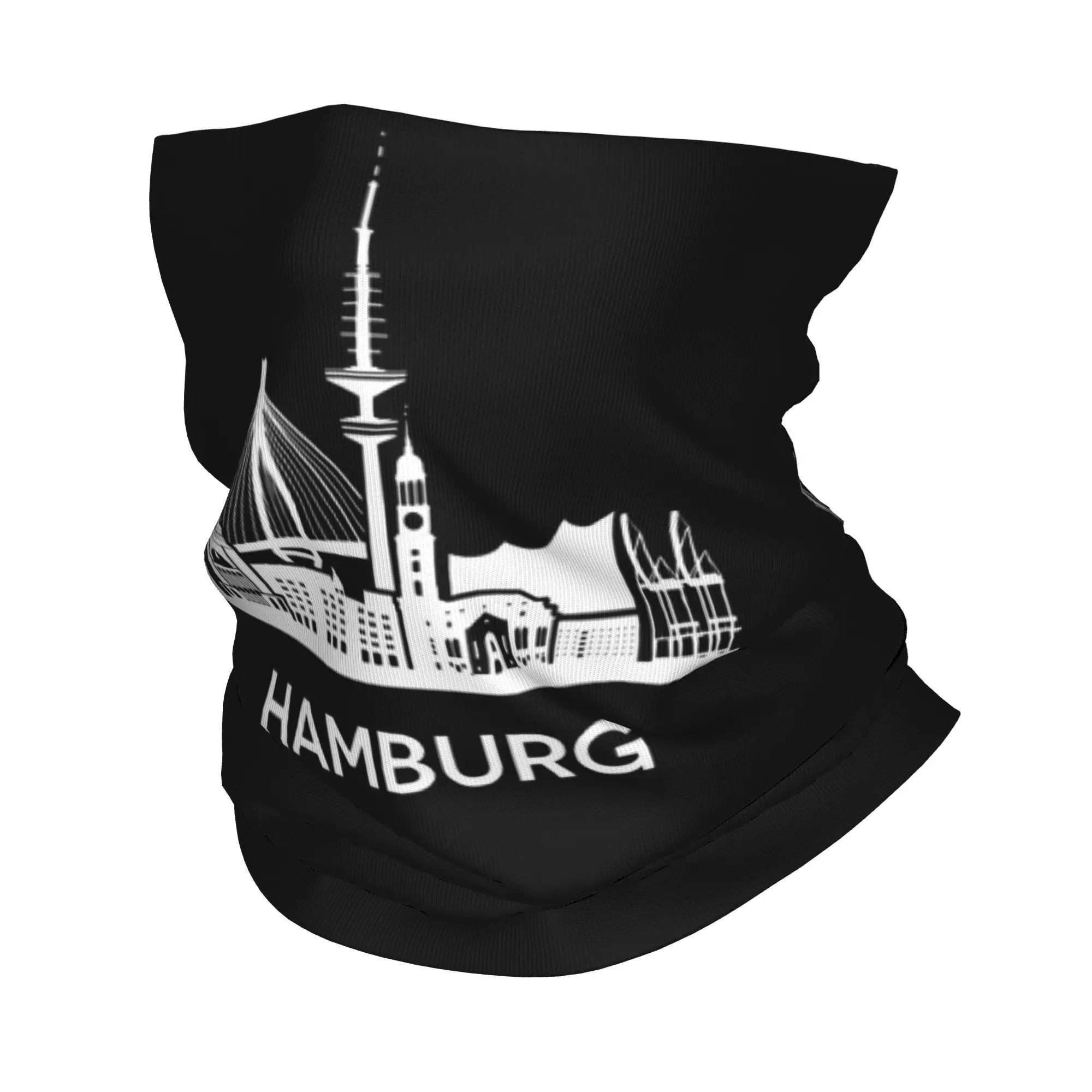Men'S Fashion Hamburg - Hamburg City Skyline, extended version, white