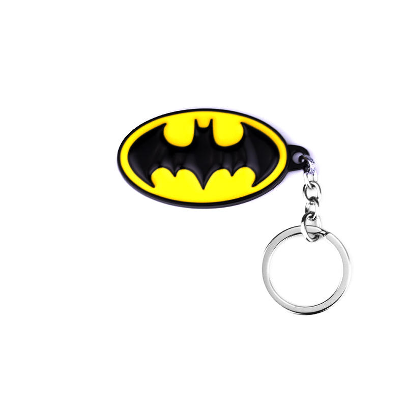 Men Fashion Key - Creative Black And Yellow Oval Metal