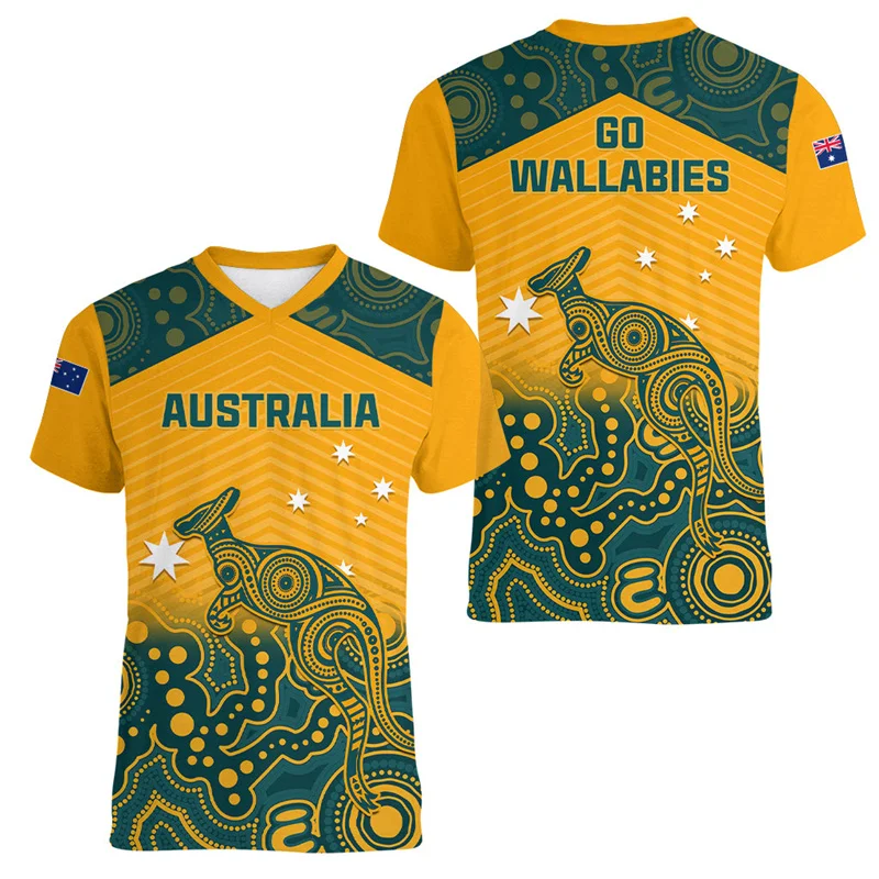 Mens Fashion Australia - Unisex 2026 Australia Kangaroo Animal 3D
