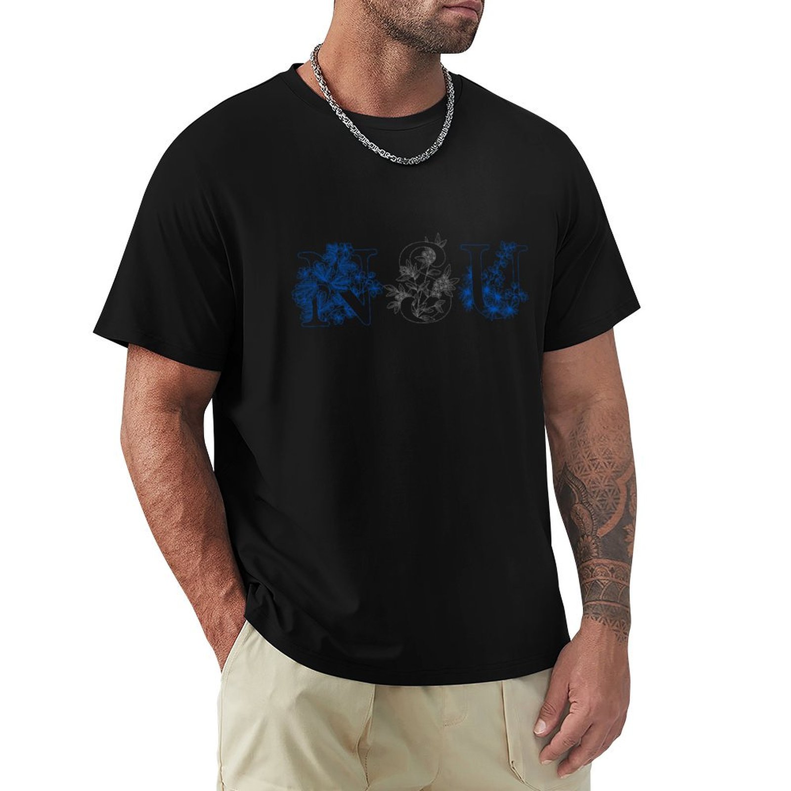 Men'S Fashion Nova Shirts - NSU Nova Southeastern University Floral T-Shirt