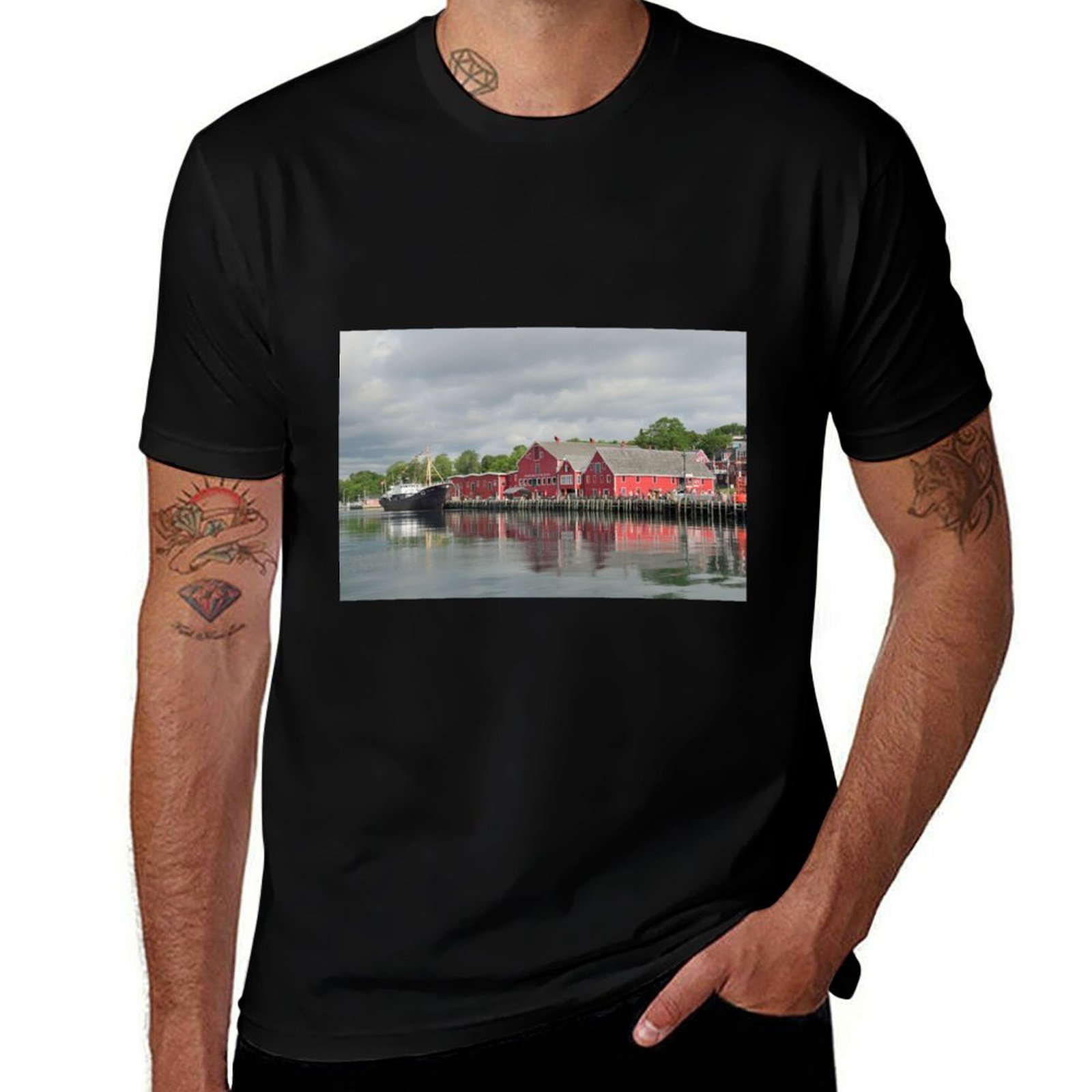 Men'S Fashion Nova Shirts - Town of Lunenburg, Nova Scotia T-Shirt