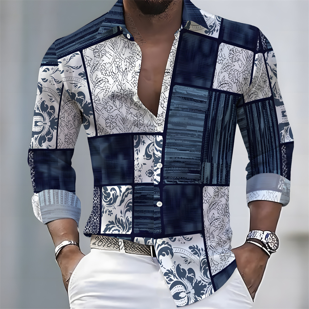 Men'S Fashion Looks - Men's Light Luxury Style Color Block
