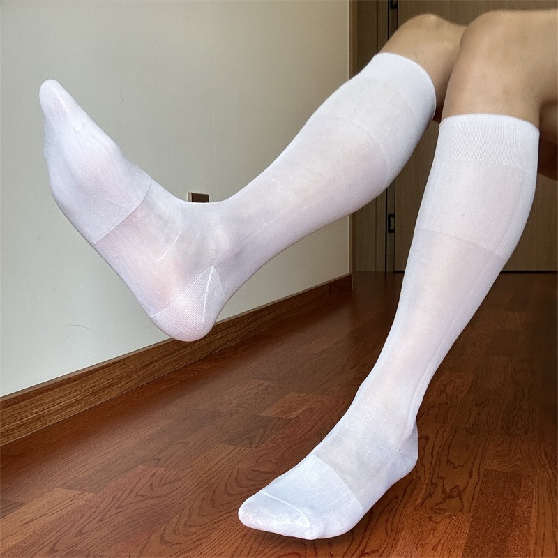 Men'S Fashion Formal - New Mens Knee-high White Socks Men
