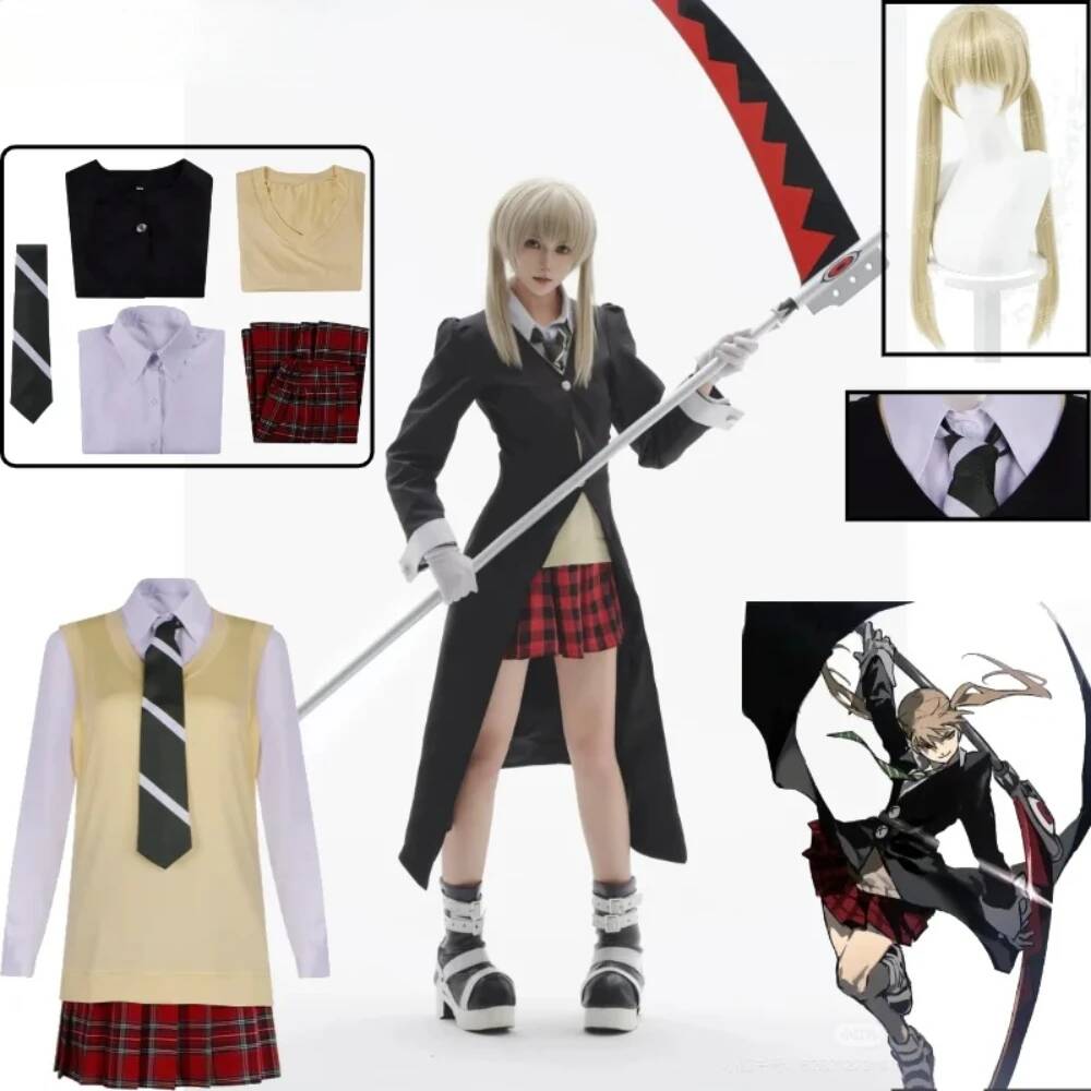 Formal Waistcoat Vest - Maka Albarn Cosplay Costume Soul Eater