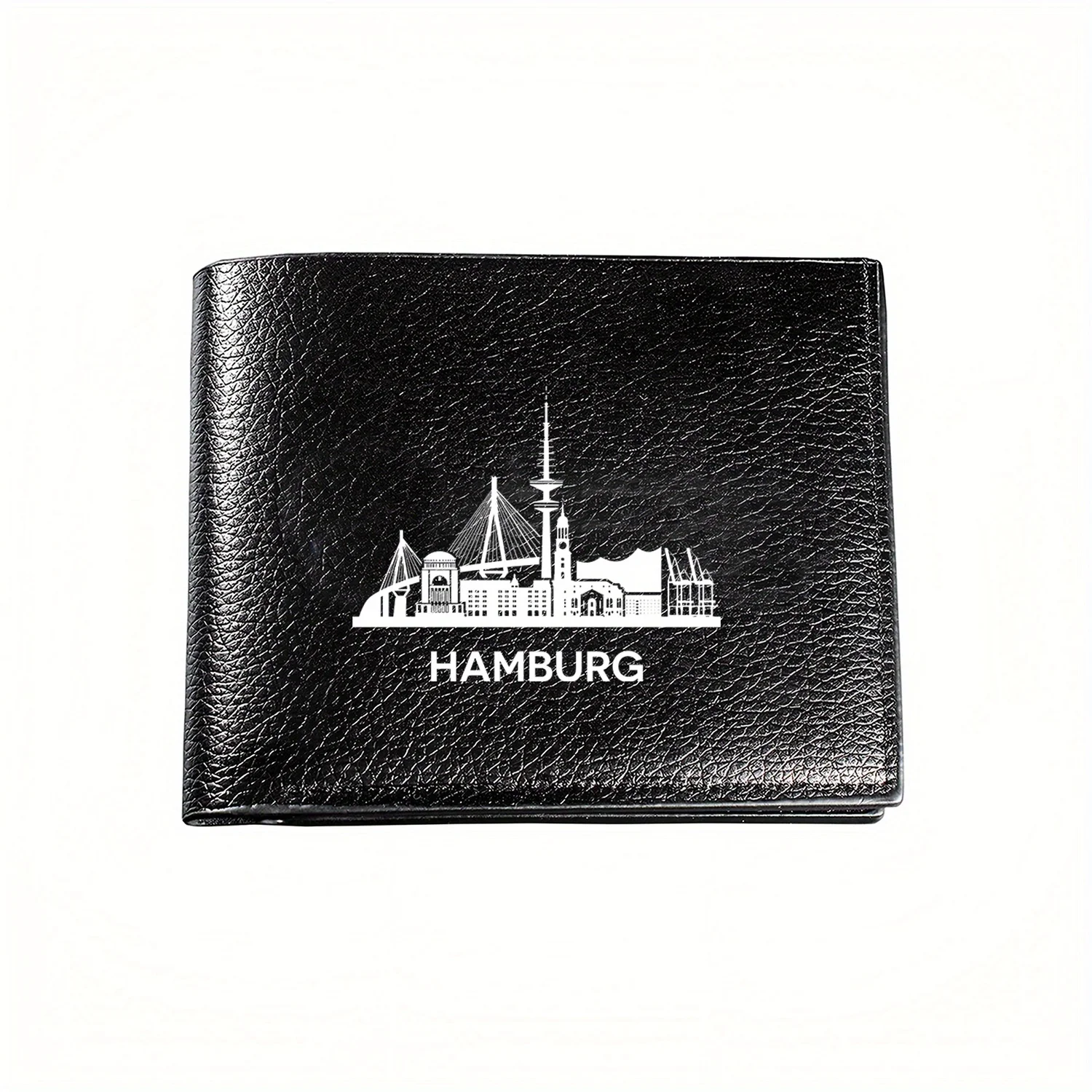Men'S Fashion Hamburg - Hamburg Skyline Cityscape Print Wallet: Business