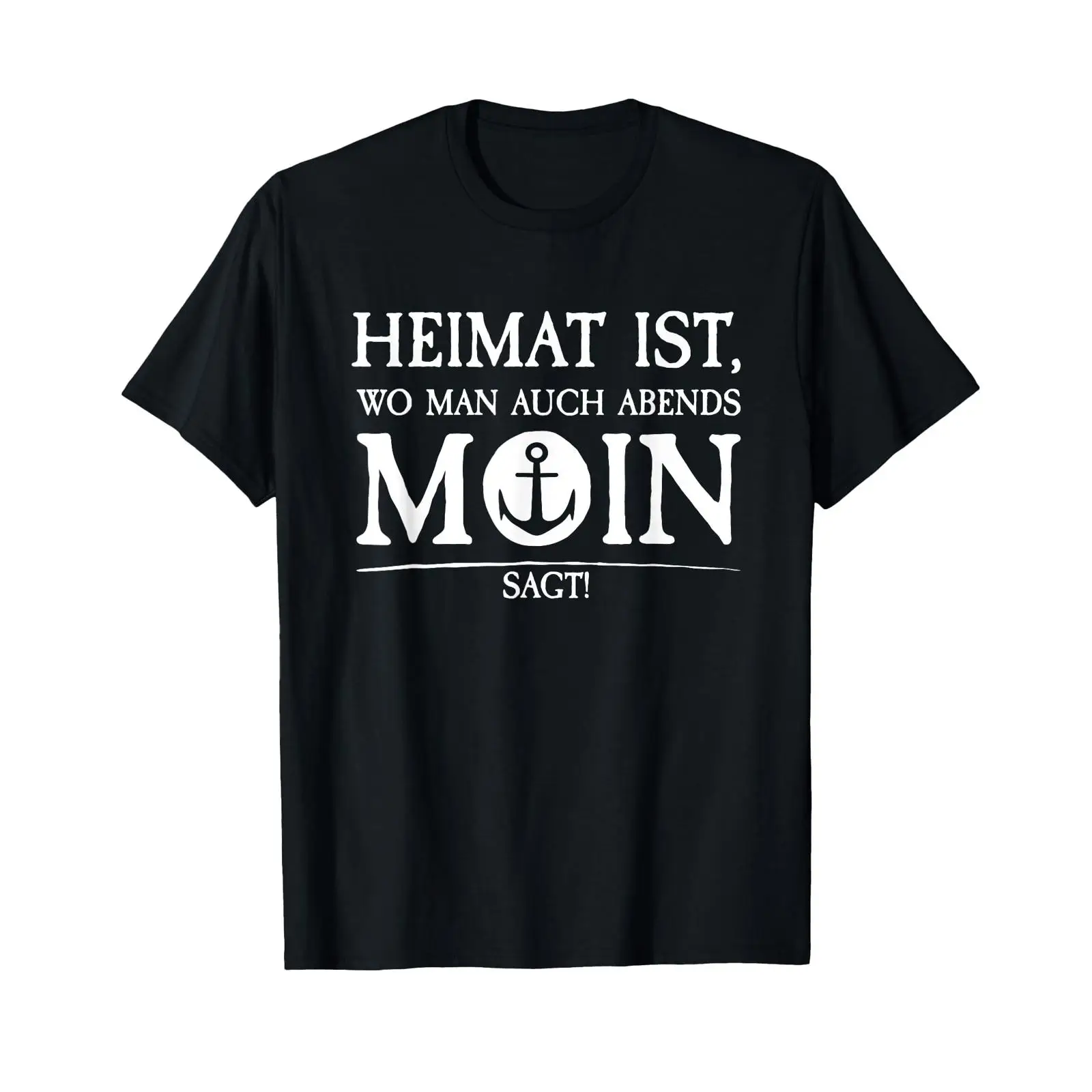 Men'S Fashion Hamburg - Heimat Moin Anchor Home Saying Hamburg