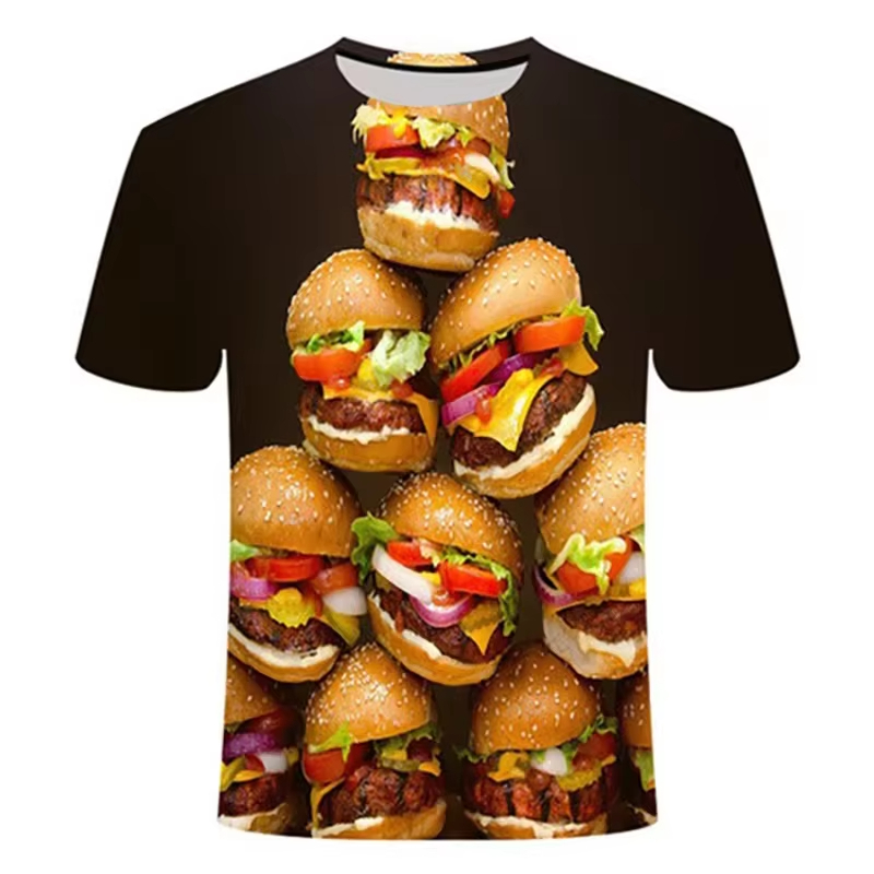 Funny Food 3D Printed T-Shirt  - Men'S Fashion Hamburg review and price