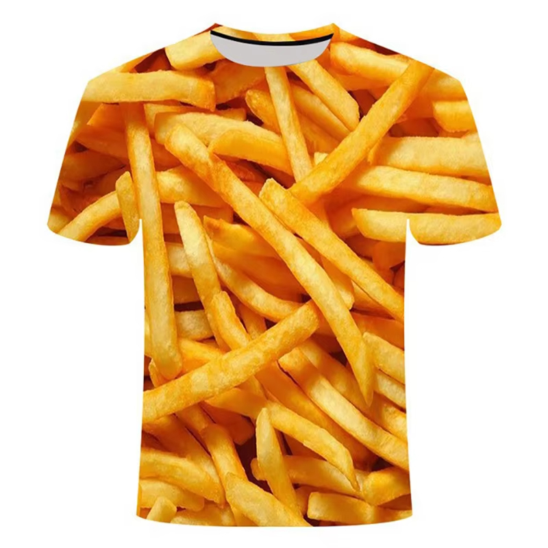 Funny Food 3D Printed T-Shirt  - Men'S Fashion Hamburg review and price