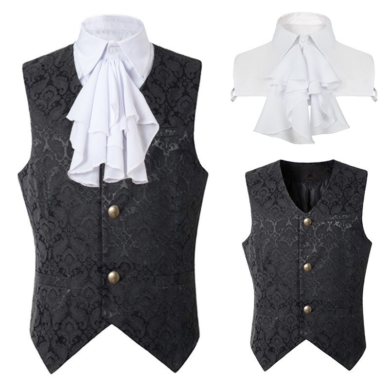 Men Renaissance Steampunk Vest - Formal Waistcoat Vest review and price