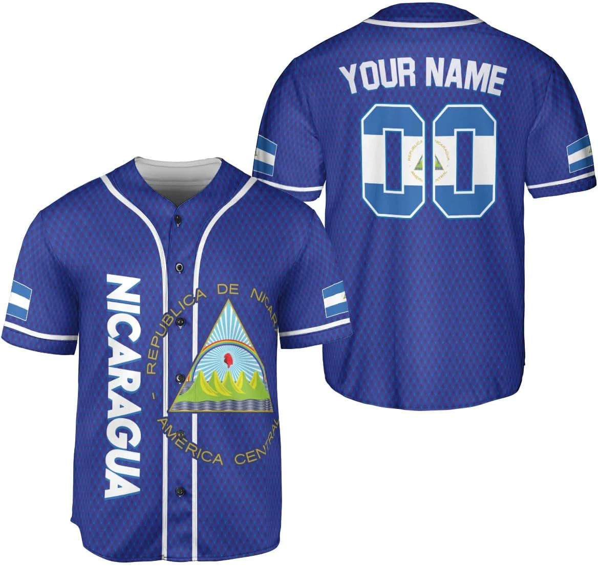 Personalized Name Nicaragua De - Mens Fashion Baseball Jersey review and price