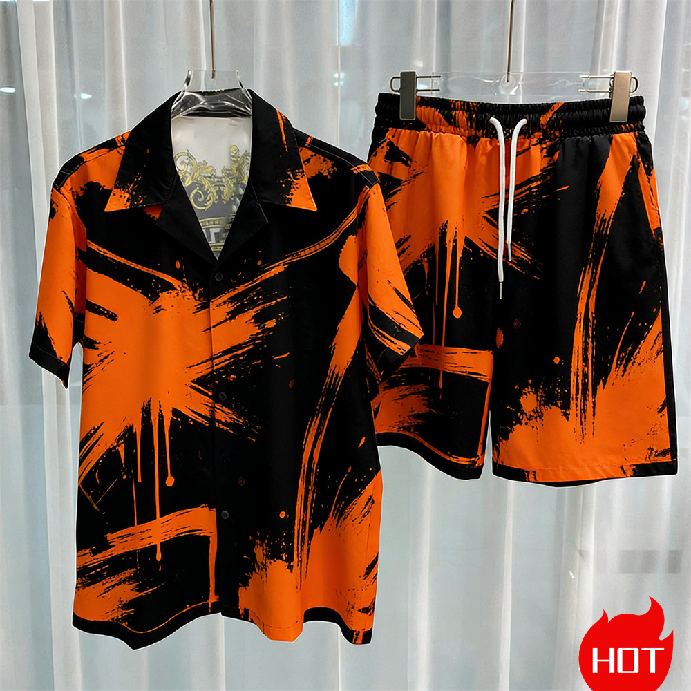 Digital printed men's set fash - Men'S Fashion Looks review and price