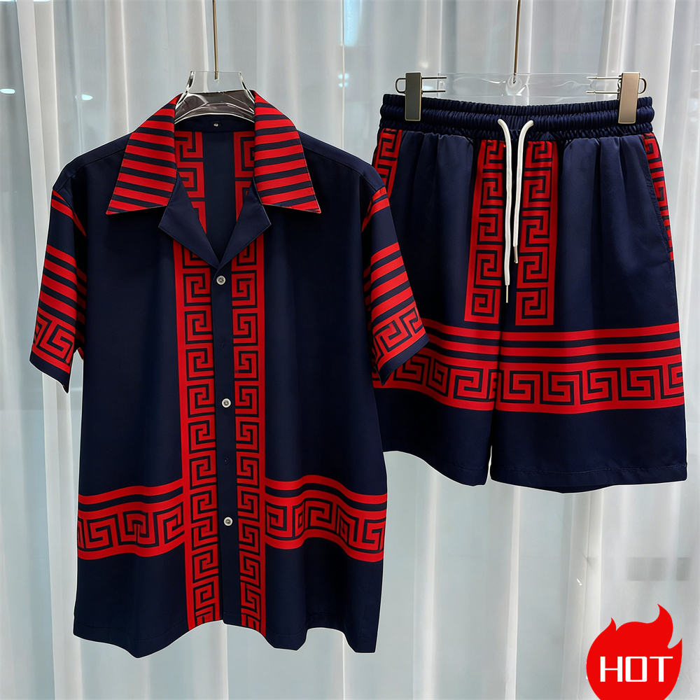 Digital printed men's set fash - Men'S Fashion Looks review and price