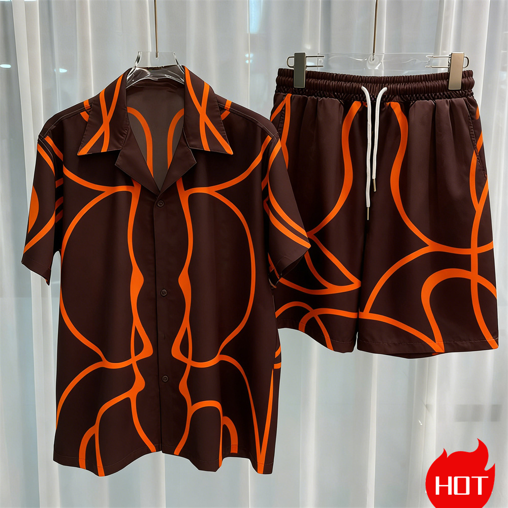 Digital printed men's set fash - Men'S Fashion Looks review and price