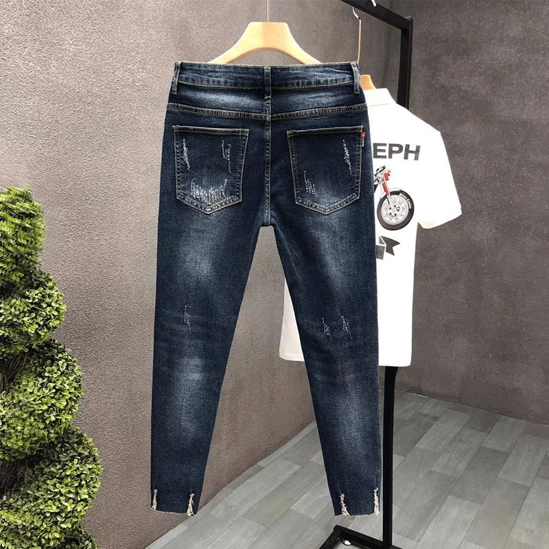 Cropped Jeans for Men Ripped T - Men'S Fashion Jeans 2025 review and price
