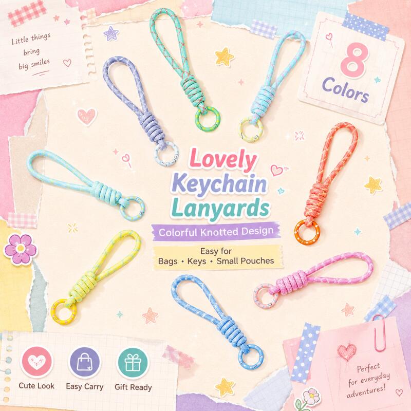 2~5pcs Colorful Braided Keycha - Men Fashion Key review and price