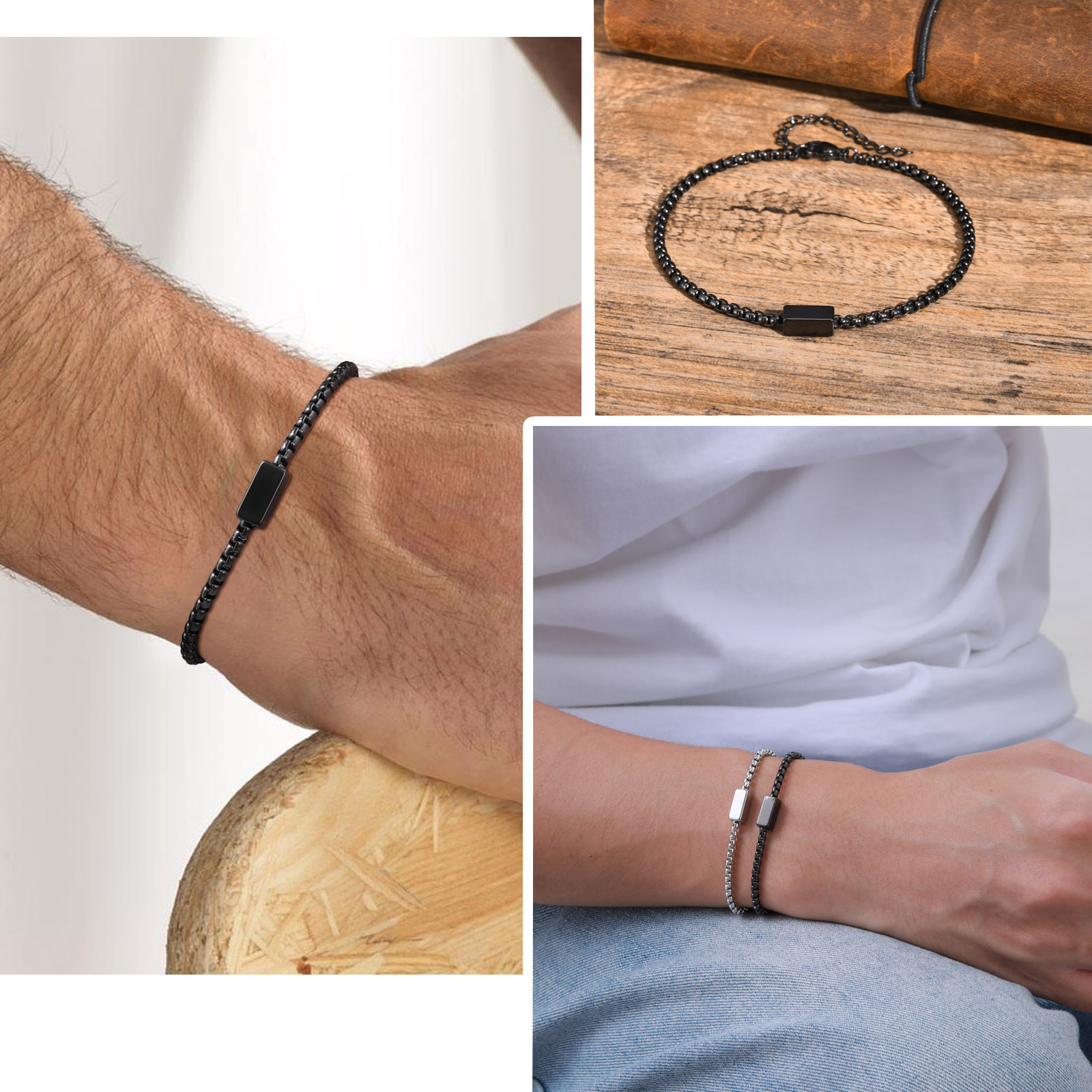 Custom Bracelet Wear-Resistant - Men'S Fashion Gold Chain review and price
