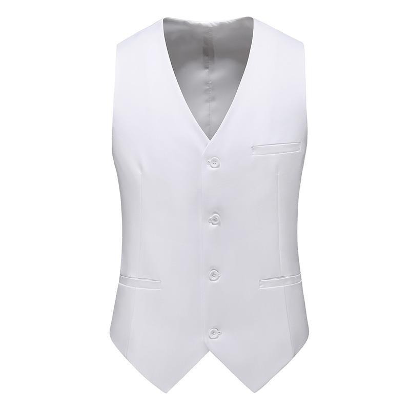 19 Colors Men Vest Solid Color - Formal Waistcoat Vest review and price