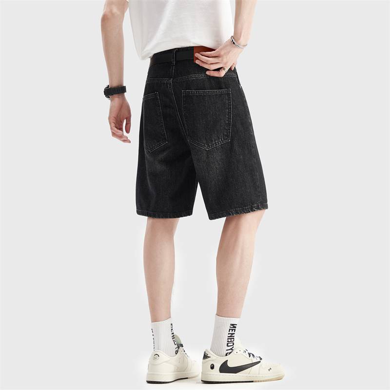 Summer Thin Black Denim Shorts - Men'S Fashion Loose Pants review and price