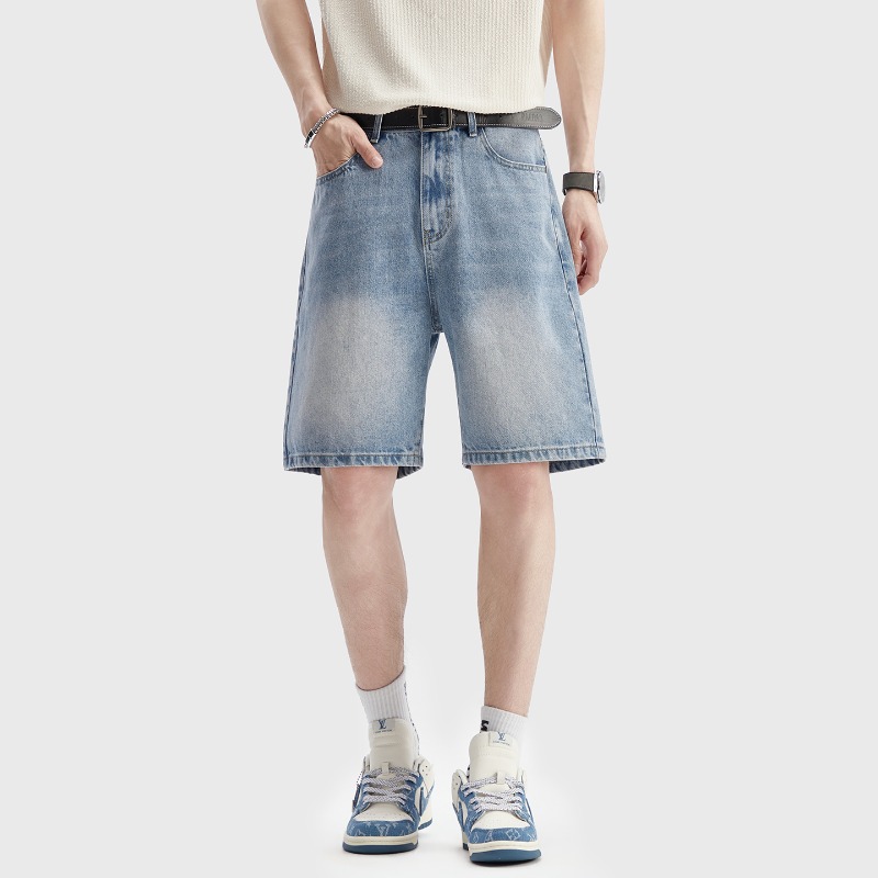 Summer Thin Black Denim Shorts - Men'S Fashion Loose Pants review and price