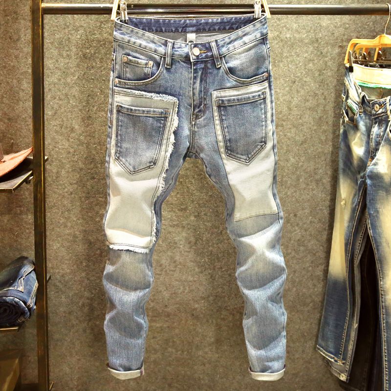 Trendy 2025 Brand Sticker Hand - Men'S Fashion Jeans 2025 review and price