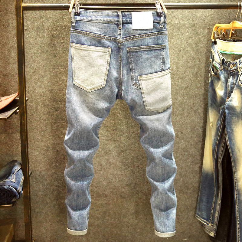 Trendy 2025 Brand Sticker Hand - Men'S Fashion Jeans 2025 review and price