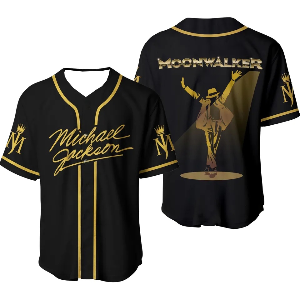 2026Michael Jackson Moonwalker - Mens Fashion Baseball Jersey review and price