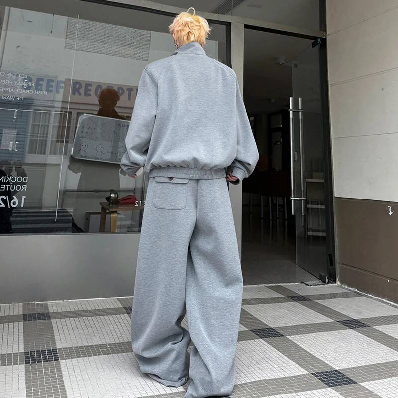 LUZHEN Color Cardigan 2026 PU  - Men'S Fashion Loose Pants review and price
