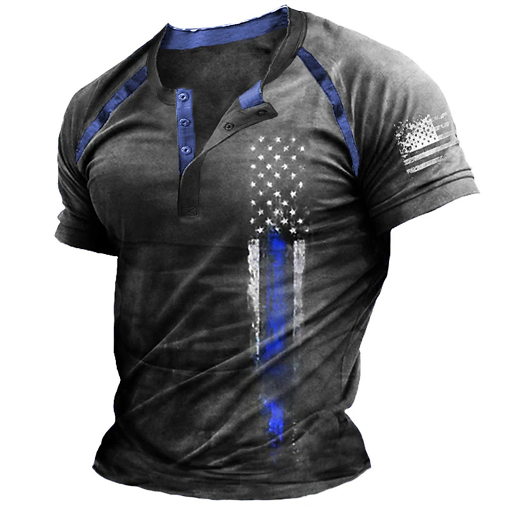 Funny 3D American Flag Print M - Men'S Fashion Looks review and price