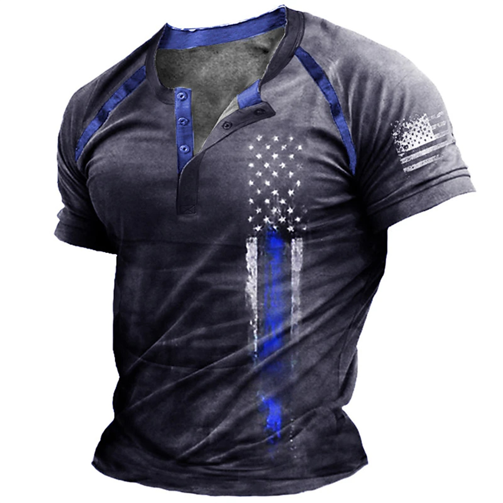 Funny 3D American Flag Print M - Men'S Fashion Looks review and price