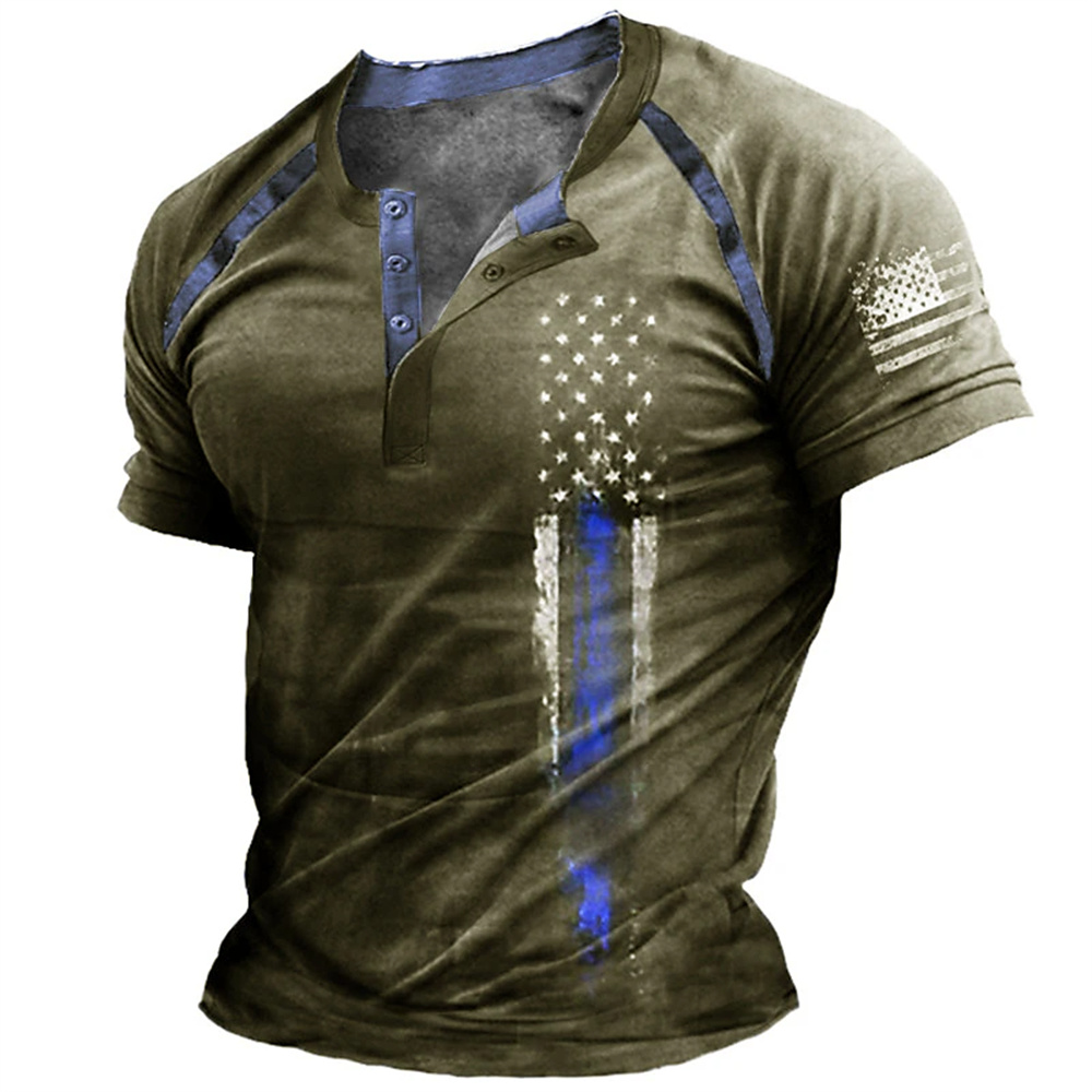 Funny 3D American Flag Print M - Men'S Fashion Looks review and price