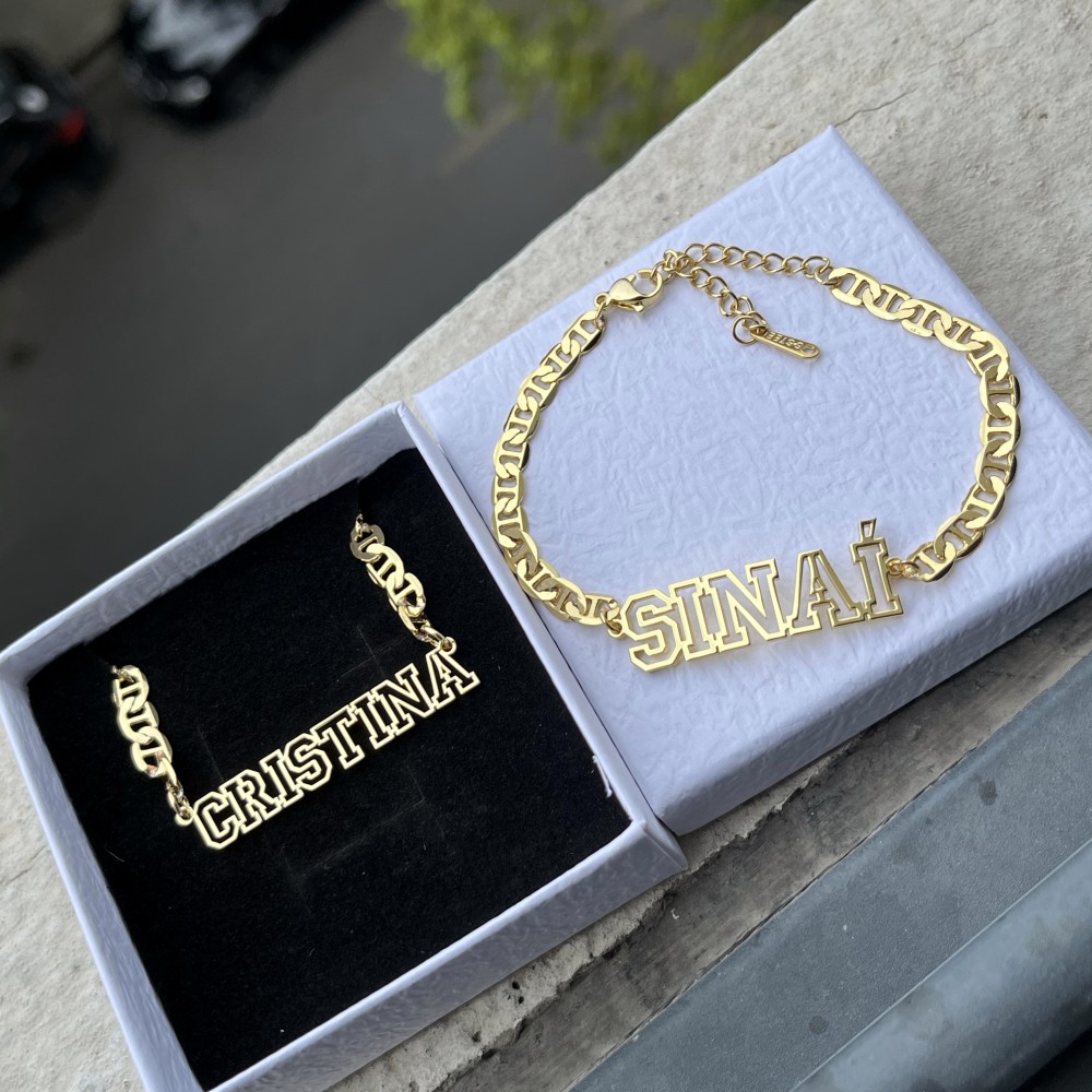 DUOYING Custom Name Hollow Nec - Men'S Fashion Gold Chain review and price