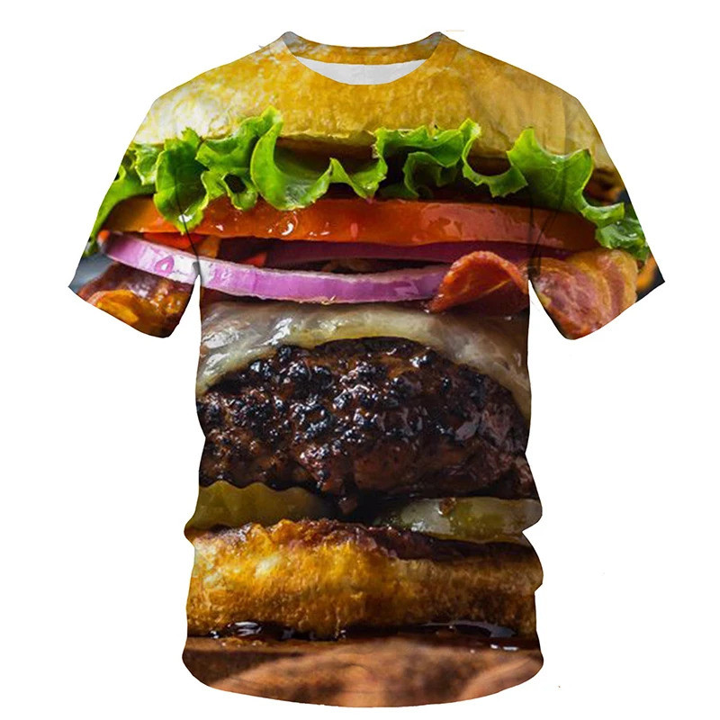 Funny Fried Eggs 3D Printed T- - Men'S Fashion Hamburg review and price
