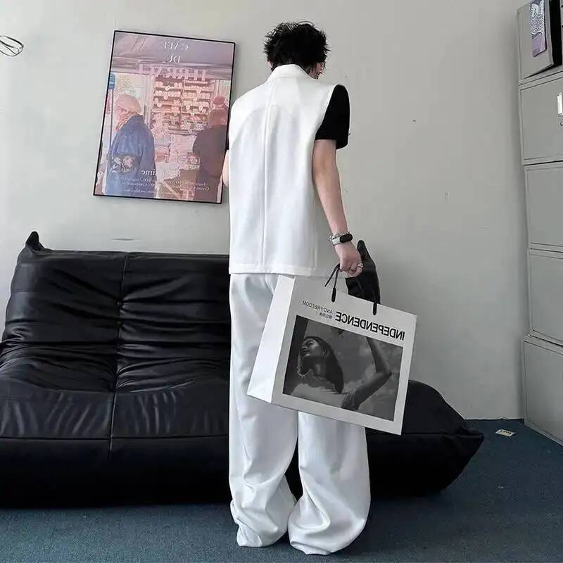 LUZHEN Vest 2026 Fashion Summe - Men'S Fashion Loose Pants review and price