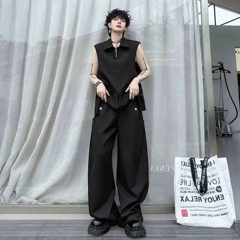 LUZHEN Vest 2026 Fashion Summe - Men'S Fashion Loose Pants review and price