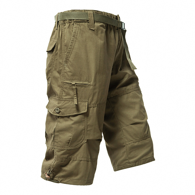 Men's Cotton 3/4 Pants Loose P - Men'S Fashion Loose Pants review and price