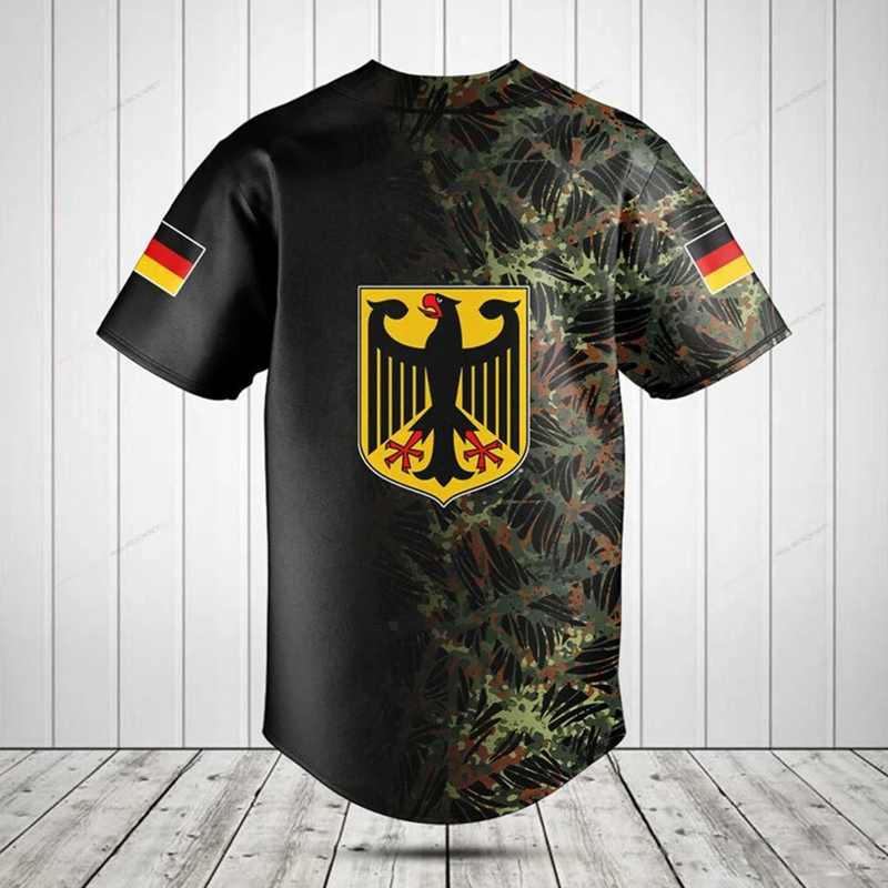Personalized Germany Shield Gr - Mens Fashion Baseball Jersey review and price