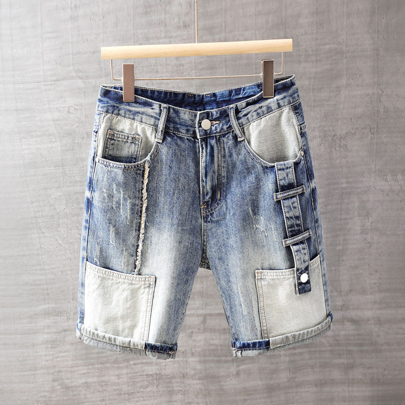 Men's Short Jeans Pants with P - Men'S Fashion Loose Pants review and price