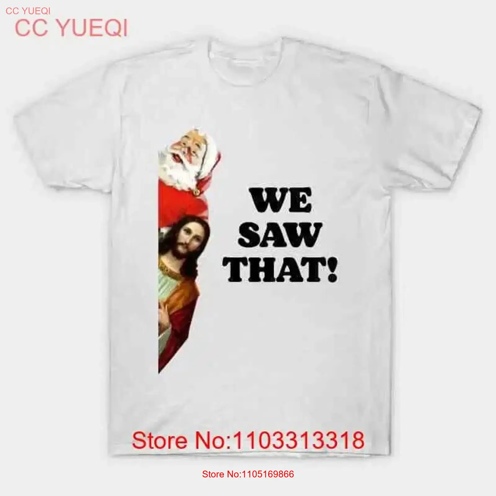 WE SAW THAT Santa and Jesus Ar - Mens Fashion Australia review and price